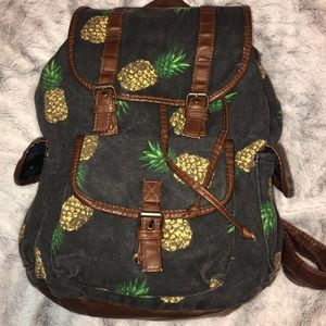 claire’s denim pineapple backpack